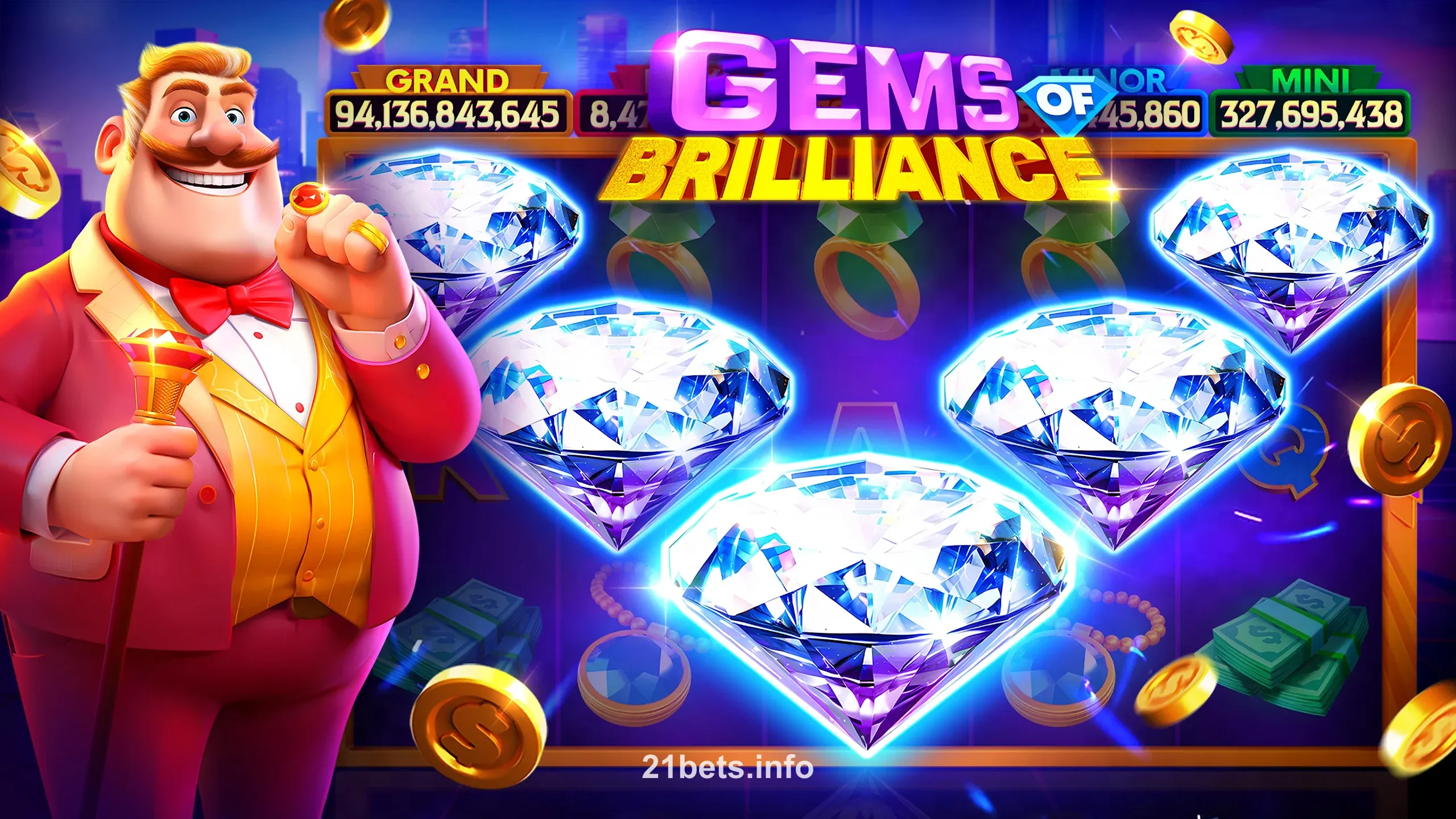 Tela inicial do aplicativo 21bet